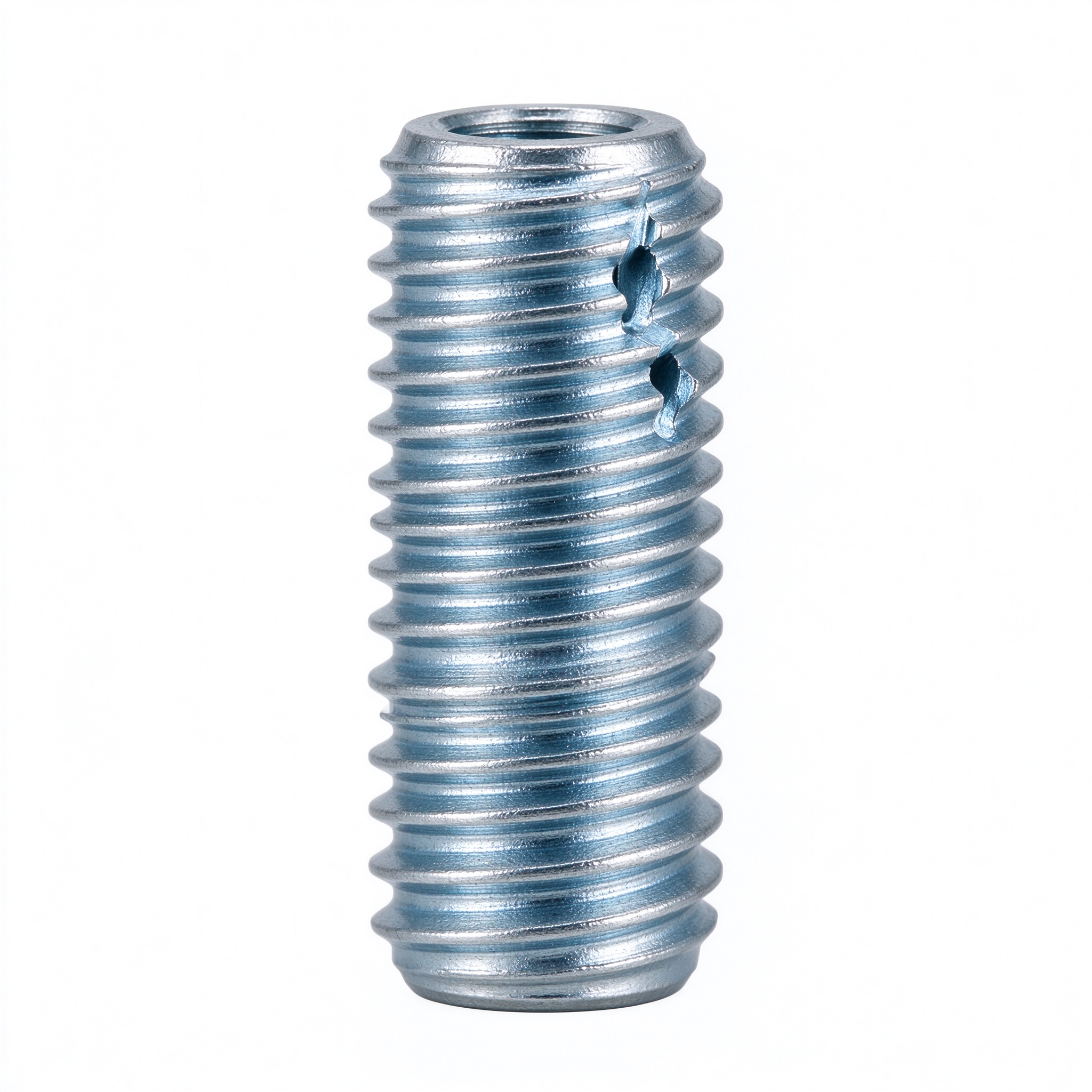 SelfSert-SB Tri-Slot Self-Tapping Insert M3.5×5 Carbon Steel (SSB-M3.5x5) - SelfSert-SB Tri-Slot Self-Tapping Insert M3.5×5 Carbon Steel