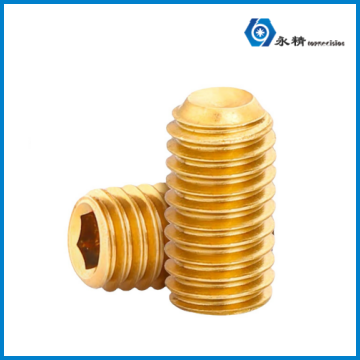Brass Hexagon Socket Flat Point Set Screw