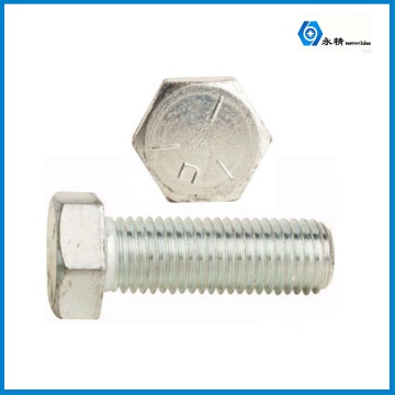 1/2＂-13 x 1-1/2＂ Grade 5 Zinc Finish Hex Cap Screw