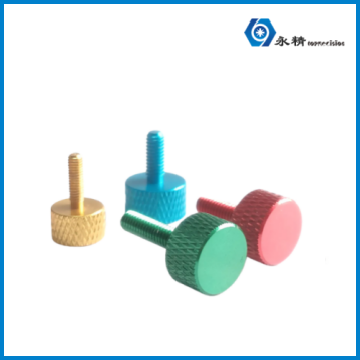 Colored Aluminum Alloy Knurled Hand-Tightening Computer Cabi