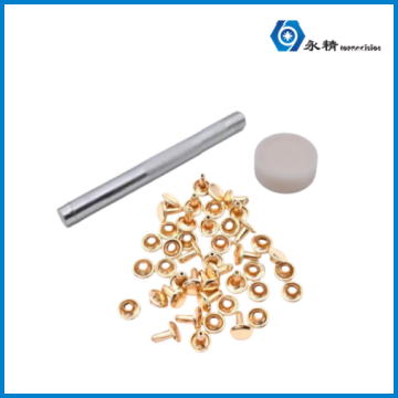 Round Cap Pure Copper Double-Sided Rivet for Garment Accesso