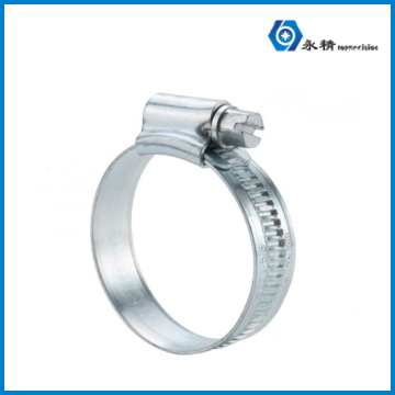 Iron Galvanized Worm Gear Hose Clamp