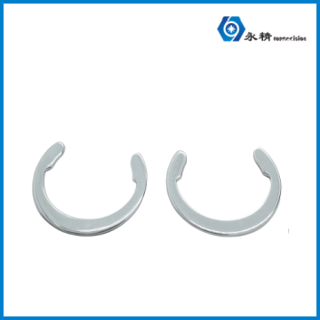 Hardened Blue Zinc-Plated C-Type Open Retaining Ring